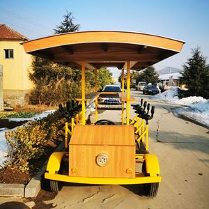 Voiture de tourisme électrique professionnelle haute performance de marque KN-500, modèle KN, fournie par l'usine, navette touristique en fibre de verre - Product Image 4