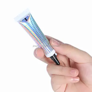 Pigmento suelto Sombra de ojos Copos Brillo grueso Polvo Maquillaje Sombra de ojos Pegamento Primer Gel