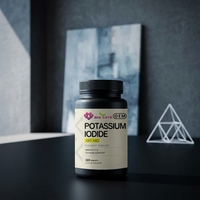 Formule Scientifique 60 Comprimés d'Iodure de Potassium pour Adultes – Soutien Naturel à Faible Teneur en Sucre pour la Thyroïde – Complément Quotidien Essentiel