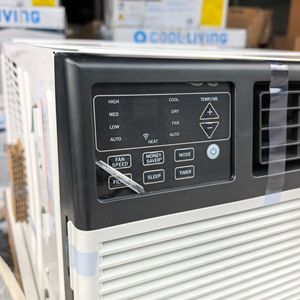 เครื่องปรับอากาศแบบติดหน้าต่าง 110V~60Hz 8000/12000/15000/18000 บีทียู ความถี่คงที่ ระบบทำความเย็นเดี่ยว ใช้สารทำความเย็น R32 ความจุทำความเย็นสูง เหมาะสำหรับ - Product Image 4