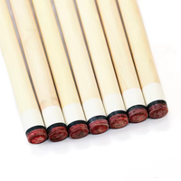 En gros, Queue de billard économique multi-styles avec fût en érable, prise lisse, pointe de 13 mm, queue de billard 1/2 économique, embout décoré, queue de club de haute qualité