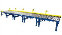 Ligne de production de vêtements Ligne de convoyeur à rouleaux à double couche Ligne d'assemblage