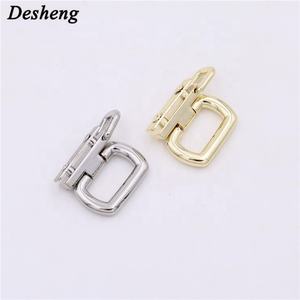 Fermoirs d'extrémité de sac à main, Clip latéral en métal pour sac à main, accessoires de quincaillerie, pince, crochet pivotant, pièces en D, anneau - Product Image 3