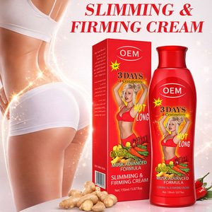 Crema Termoactiva Reductora y Reafirmante, Crema Quemagrasas Natural <span class=keywords><strong>de</strong></span> Jengibre, Chile y Granos <span class=keywords><strong>de</strong></span> Café para Moldear el Cuerpo, Abdomen, Cintura y Piernas - Product Image 2