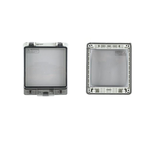 03 Air <b>switch</b> button transparent cover, IP67 transparent ABS PC protective window cover, suitable for distribution box, 2-18 Way - Product Image 1