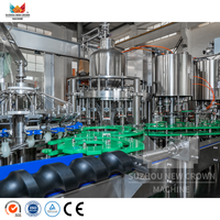 Ligne de mise en bouteille de jus de fruits industrielle de haute qualité, mélangeur, pasteurisateur, stérilisateur UHT et système d'emballage, machine de remplissage de jus