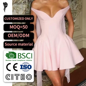 Nouvelle Robe Décontractée Sexy à Col en V avec Ceinture, Style Européen et Américain, Respirante, Idéale pour les Fêtes - Vente Chaude OEM - Product Image 1