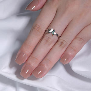 30 <span class=keywords><strong>Uñas</strong></span> Postizas Cortas Cuadradas de Plástico Reutilizables con Diseño de Cobertura Completa para Uso en Dedos - Product Image 3