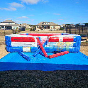 Lucha inflable Arena deporte interactivo gladiador <span class=keywords><strong>duelo</strong></span> Arena juego de justas inflable palo de lucha inflable para adultos - Product Image 1