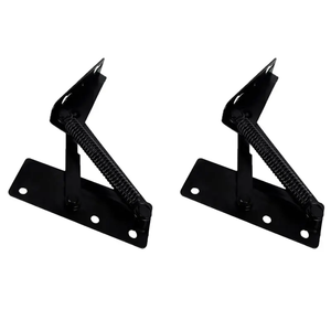 ABFI 1 Pair Iron Foldable Lifting Bracket Kitchen Cabinet Sofa <b>Hinge</b> Lifter Furniture Storage Support <b>Hinges</b> <b>Spring</b> Standing - Product Image 1