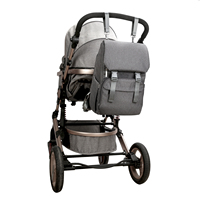 Sac à langer imperméable grande capacité, multi-compartiments, sac à dos maternelle et bébé pour mamans en voyage