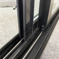 Ventanas Corredizas Horizontales Modernas de Aleación de Aluminio de Alta Resistencia, Barras de Seguridad Reforzadas, Aislamiento Térmico, Impermeables, para Sala de Estar