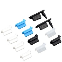 Entrée personnalisée en gros Cuten Micro Anti Port Type-C Capuchon en silicone en caoutchouc Couvre Bouchon anti-poussière USB en silicone