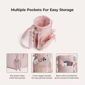 Biểu Tượng Tùy Chỉnh Xách Tay Phòng Tập Thể Dục Mang Theo Túi Điện Thoại Dây Đeo Vai Cup Bìa Chai Nước Tay Áo Pouch Túi Cho Chai Nước - Product Image 5