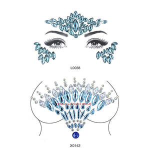 Tatuajes de Halloween cara luminosa esqueleto tatuajes pegatina maquillaje temporal fiesta carnaval mascarada divertida pegatina luminosa - Product Image 5