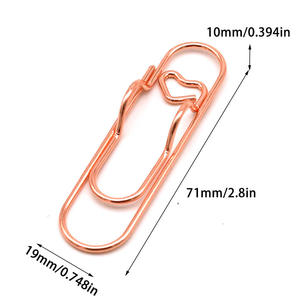 Porte-stylo créatif en métal 50 mm, accessoire de papeterie de bureau, boucle multifonctionnelle portable pour stylo - Product Image 5