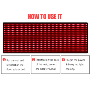 Manta de Terapia de Luz Roja LED de Cuerpo Completo de 63 Pulgadas OEM ODM, Dispositivo de Terapia de Luz Infrarroja Cercana de 660 850nm - Product Image 2