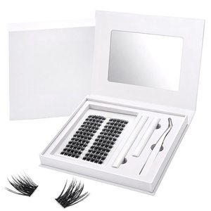 <b>Cluster</b> Lash Kit Custom Logo Spikes Wispy Lash <b>Cluster</b> Silk Fiber Long Lasting Volume Lash <b>Cluster</b> - Product Image 2
