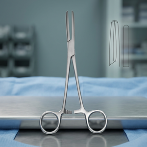 คีมหนีบห้ามเลือดสแตนเลสเกรดมืออาชีพสำหรับการผ่าตัด ยี่ห้อ WARSAW MEDICAL คุณภาพสูง ปรับระดับได้ พร้อมตัวล็อคแบบแมนนวล - Product Image 2