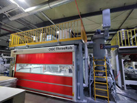 Découpeuse à jet d'eau robotisée CNC à 6 axes, professionnelle, haute précision, personnalisable |   Pompe intensificatrice hydraulique |   Eau haute pression