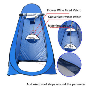 Doccia da Campeggio Pieghevole, Tenda Leggera e Portatile, Spogliatoio Automatico da Spiaggia, Toilette Mobile - Product Image 3