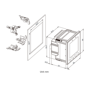 CET-PMC-53A-E multiprotocolo, medidor de potencia, 3 fases, Modbus RTU, DNP 3,0, BACnet MS/TP - Product Image 6