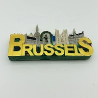 Souvenir touristique Résine Réfrigérateur Réfrigérateur Aimant 3D Belgique Bruxelles Souvenir Résine Réfrigérateur Aimant 3d Aimants