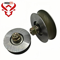 Rouleau de porte suspendu pour ascenseur Hyundai 56*14 avec roulement 6201 à gorge ronde, pièces de rechange pour ascenseur