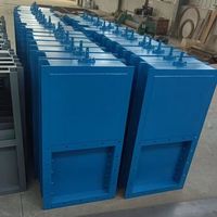 Vanne d'écluse électrique en acier inoxydable TIANYI 300X300mm 220V décharge de gaz contrôle de décharge carré vanne d'eau de vidange