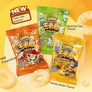 JIUR Nuevo Producto, Anillos de Maíz Saludables con Sabor a Té de Jazmín Dulce, Bolsa de Aperitivos Halal al por Mayor, OEM - Product Image 6