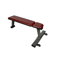 Banc plat réglable pour l'exercice et la musculation, équipement de salle de sport