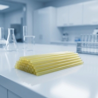 La barre de colle chaude pour pistolet à colle est utilisée pour la colle transparente jaune cristal, EVA transparent, à séchage rapide.