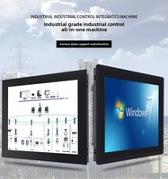 Ordinateur embarqué industriel, écran tactile à cadre ouvert, système d'exploitation Android/Windows, étanche IP65, verre trempé 7H, 13,3-23 pouces