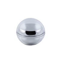 Pots de crème cosmétique vides en plastique acrylique bleu en forme de boule murale de luxe 5g 15g 30g 50g 100g