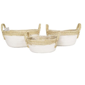 Hot Sale Seagrass belly Planter Woven Plant Pot indoor Flower Pots Cover Storage Basket Plant Holder for garden