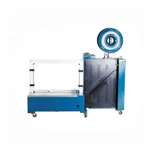 Máquina de embalagem elétrica automática da banda da máquina da correia do pp da plataforma baixa da linha de produto YYIPACK-X201B