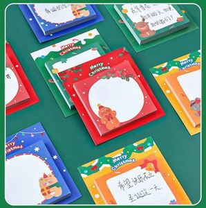 Cartoon Christmas Self-Adhesive <b>Memo</b> <b>Pads</b>-Colorful Designs for Festive Decor & Gifts Office Supplies - Product Image 3