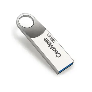 Ceamere SE9 Metal 16GB USB 3.0 Flash Drives Pendrive 8GB 256GB Memory Stick 128GB 64GB 16GB Silver Metal USB Flash Drive