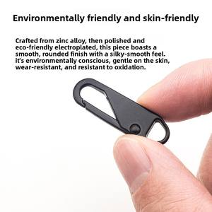 Glissière de fermeture éclair détachable, pendentif, languette, tirette de fermeture éclair en métal pour sacs, sacs à dos, vestes, vêtements, chaussures, bottes - Product Image 2