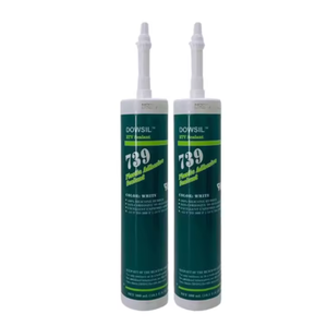SL DOWSIL 739 White RTV Silicone Plastic <b>Adhesive</b> Sealant, Single Part Moisture Cure Silicone Glue for ABS PC PVC Nylon Plastic - Product Image 1