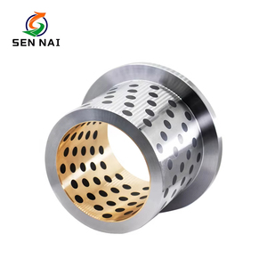 جلبة انزلاقية من الفولاذ المتصلب من نوع فلانج ثنائي المعدن ذاتي التشحيم - Product Image 4