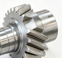 Arbre de transmission industriel de grande taille, sur mesure, usiné CNC, pour systèmes de machines minières