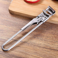 Ouvre-boîtes en acier inoxydable créatif personnalisé Outil de cuisine Ouvre-bière en métal Ouvre-bouteille manuel réglable