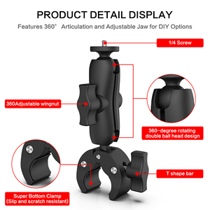 อะแดปเตอร์360หัวบอลคู่สำหรับ Canon, <span class=keywords><strong>Nikon</strong></span> DSLR สำหรับกีฬาแอคชั่น - Product Image 2