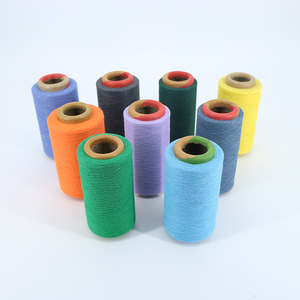 Macchina per la produzione di filati misti con scaglie di PET riciclato, filato melange tinto in poliestere/<span class=keywords><strong>cotone</strong></span> riciclabile ed ecologico per tessitura e maglieria - Product Image 1