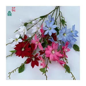Produttori all'ingrosso piccola Magnolia decorazione del paesaggio di nozze fiori di seta fotografia oggetti di scena fiori di seta
