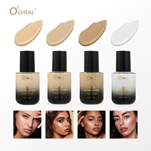 High Quality Liquid <b>Foundation</b> Full Coverage Mineral Liquid Durable Matt Waterproof Oil Control Dark Color - Product Image 3