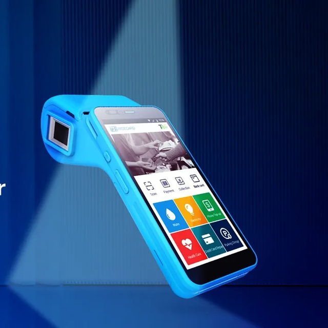 WCT-T80 Portable Android 12 Handheld POS Terminal with Touch Screen Built-In Thermal Printer NFC Card Reader