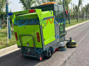 Camión barredor eléctrico de cinco cepillos, superventas, para limpieza de calles y transporte especializado - Product Image 5