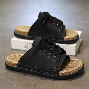 Men's Summer Outdoor Slippers 2025 New Korean Style Versatile Slip-On EVA Outsole Wear-Resistant Beach Large Size Casual <b>Sandals</b> - Product Image 2